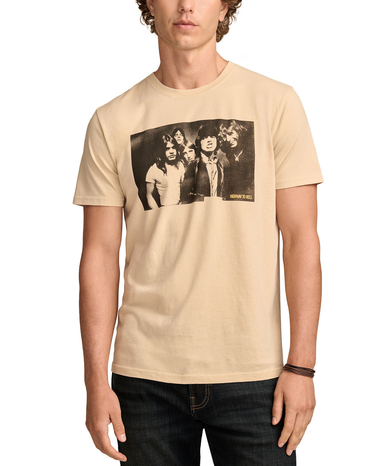 Мужская Футболка Lucky Brand ACDC Photo Tee Lucky Brand