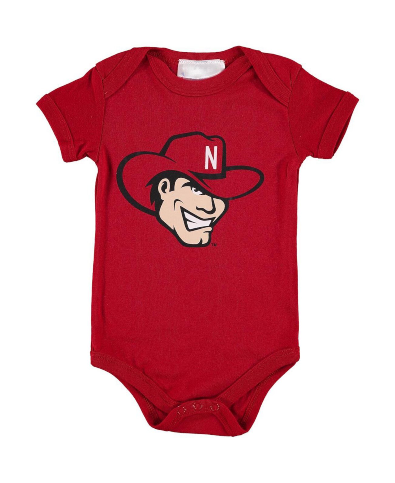 Детские Боди Two Feet Ahead Scarlet Nebraska Huskers Big Logo Two Feet Ahead