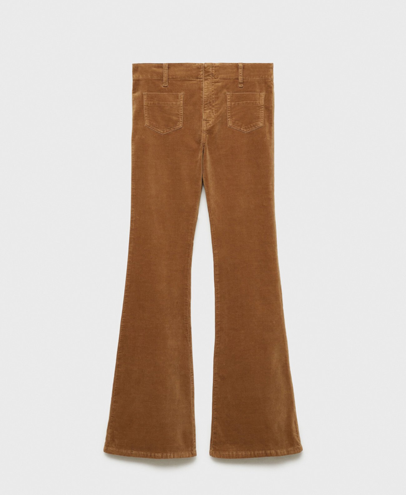 Women's Pockets Detail Britney Flared Corduroy Jeans MANGO