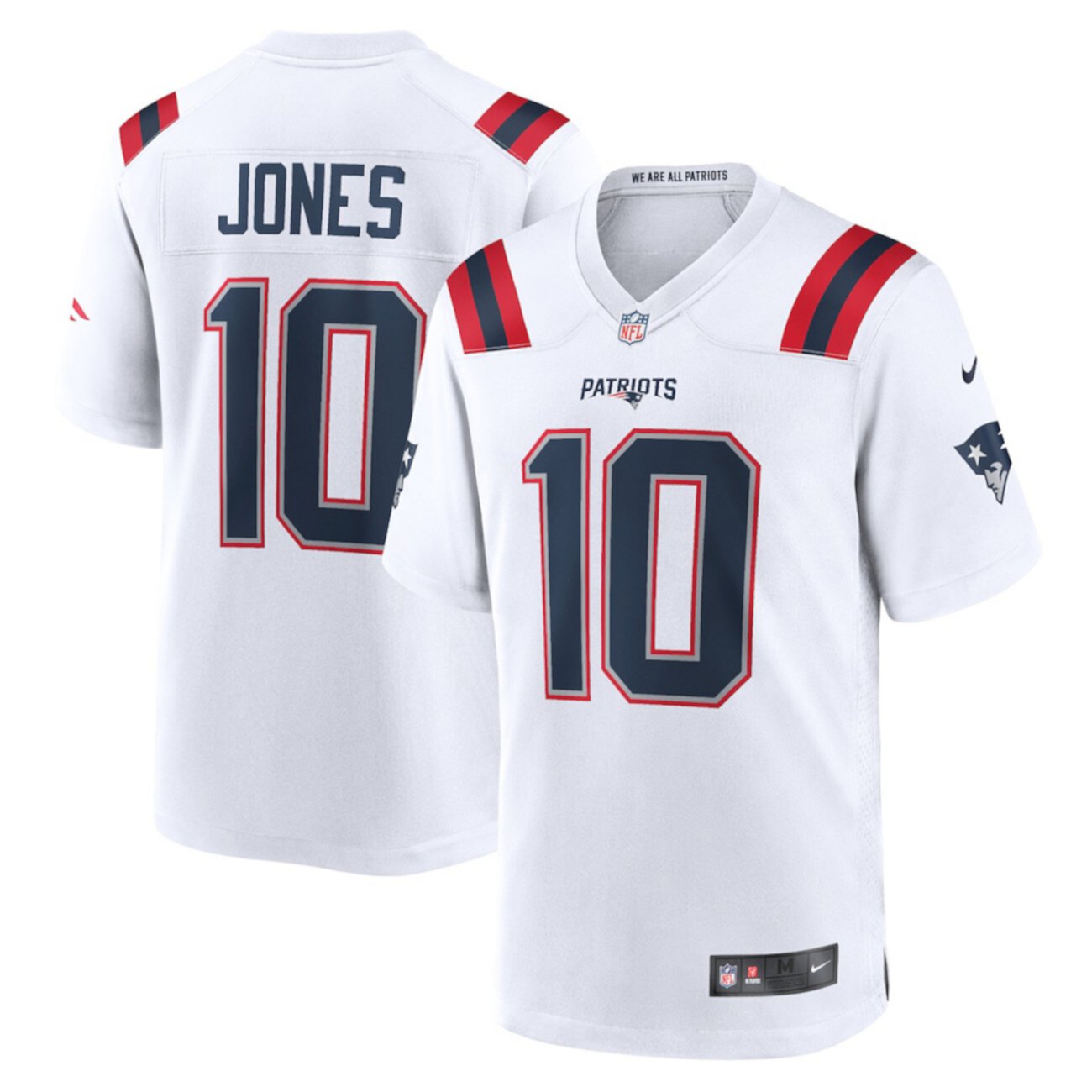 Мужское Джерси Nike Mac Jones New England Patriots Nike