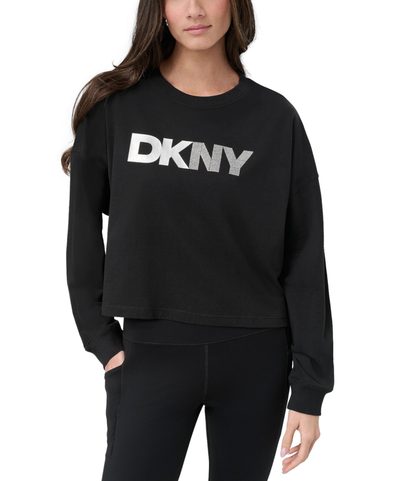 Женское Худи DKNY С Рисунком Из Страз DKNY