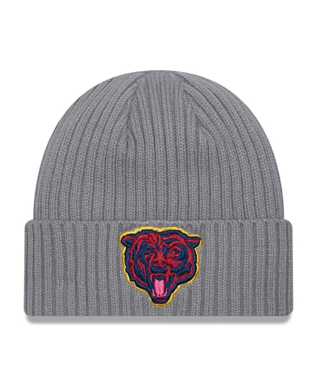 Бейсболка New Era Мужская серая Chicago Bears Color Pack Multi с отворотом New Era