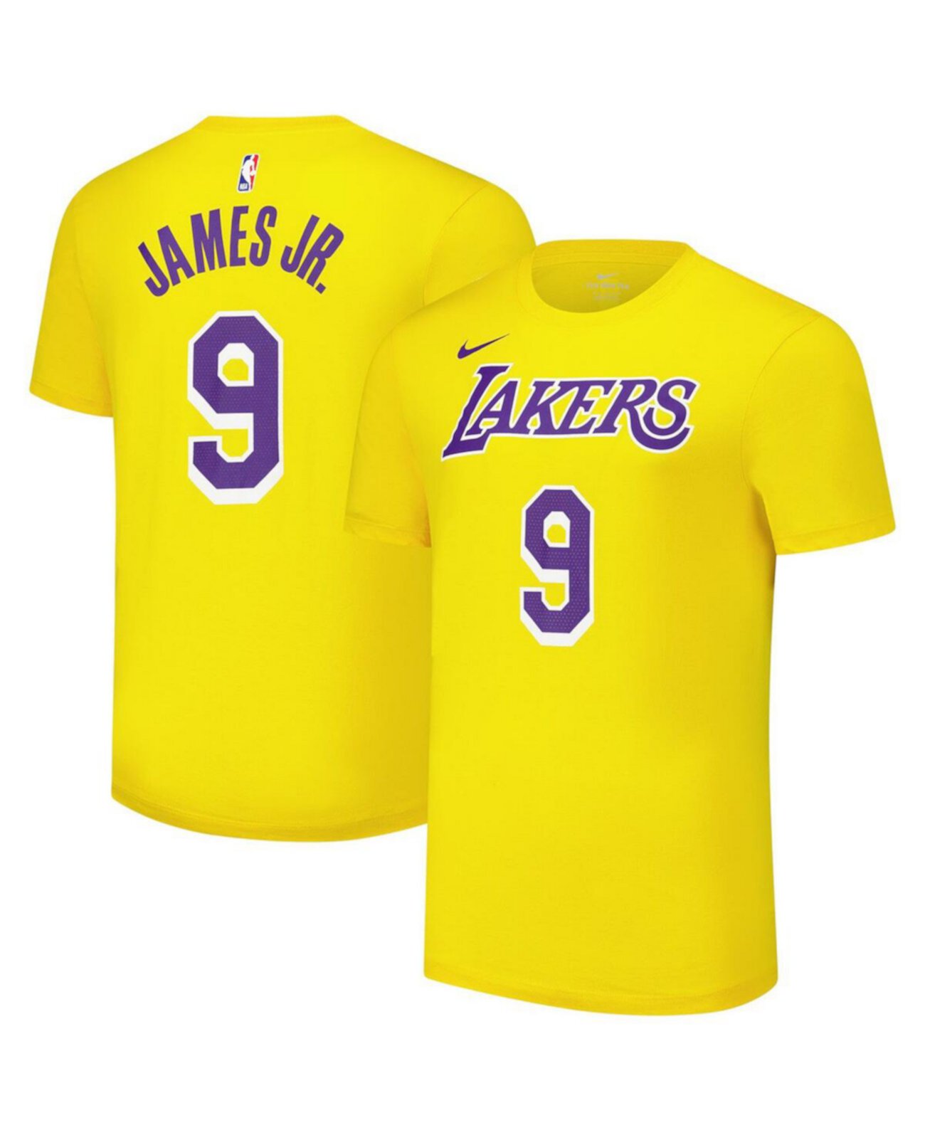  Джерси Nike Bronny James Gold Los Angeles Lakers Nike