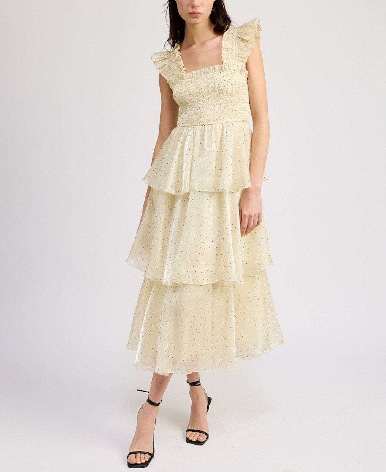 Женское Платье EN SAISON Moxie Organza Midi EN SAISON