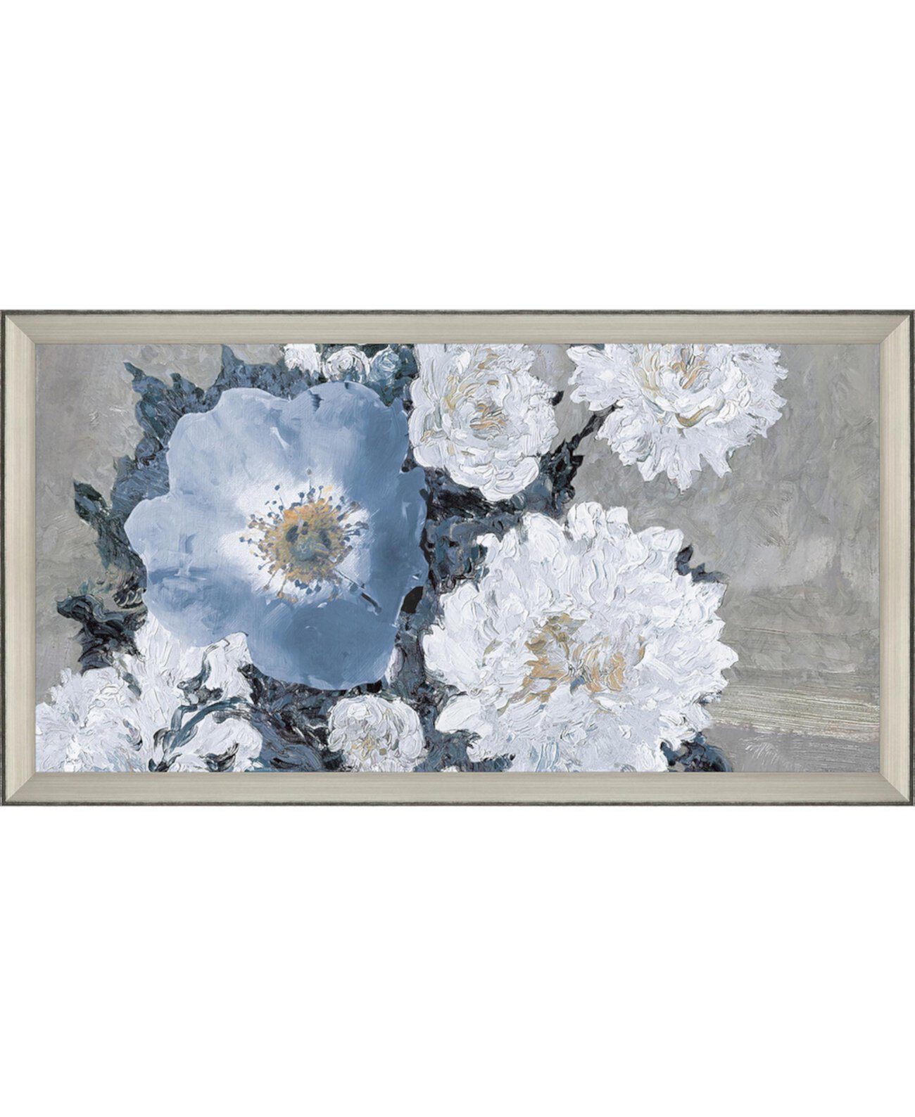 Lyrical Floral - Burst Framed Art Pukka