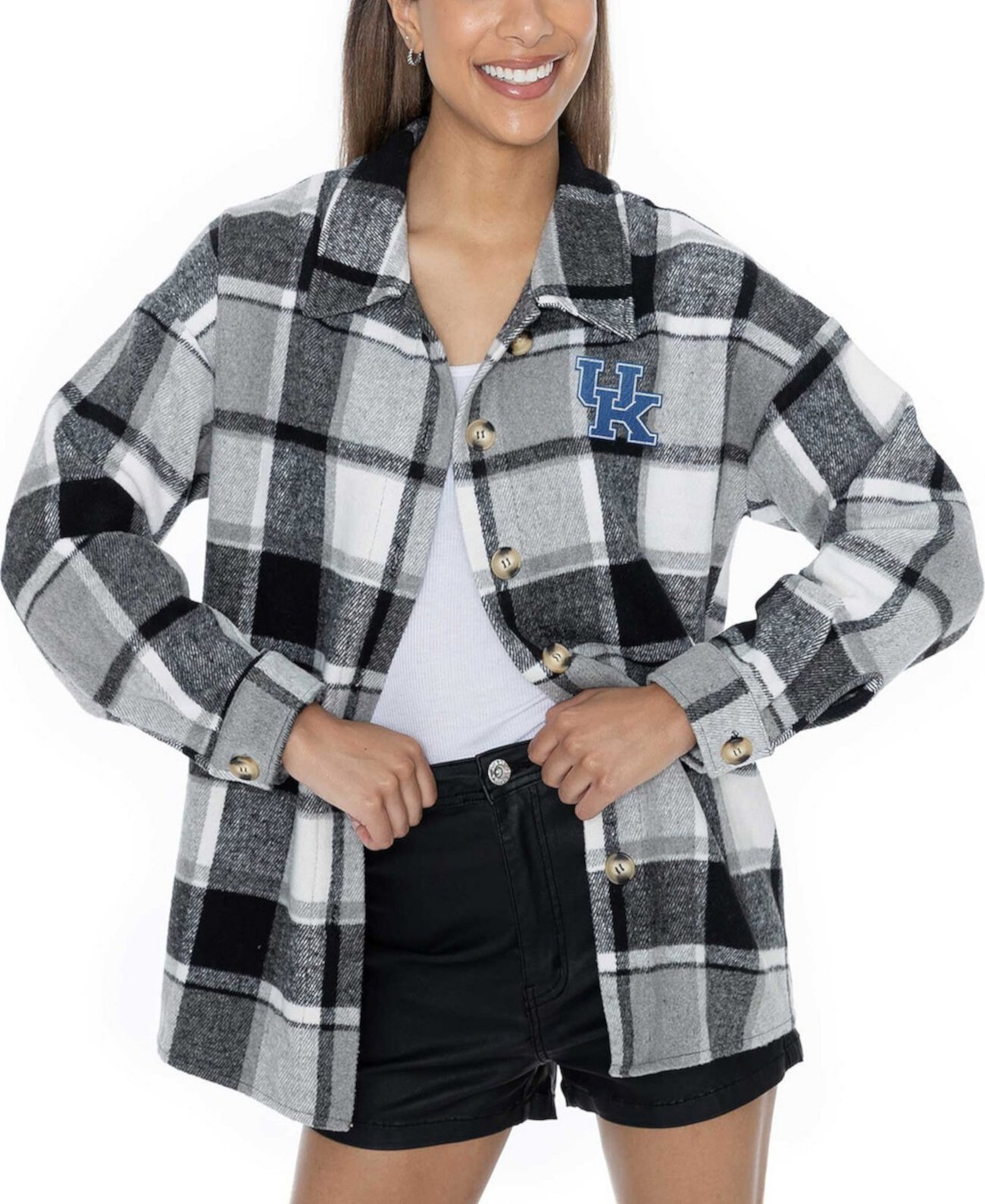 Женская Рубашка Gameday Couture End Zone Game Flannel Gameday Couture