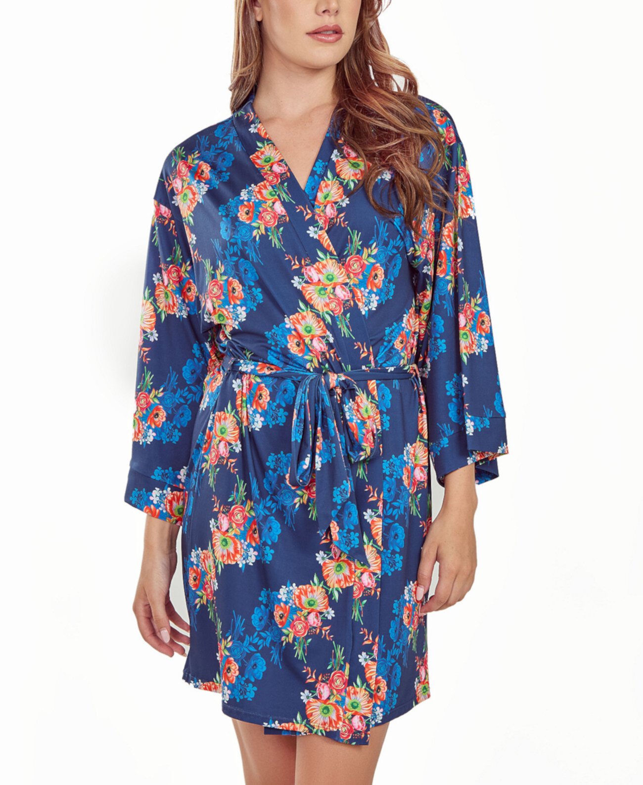 Women's Floral Microfiber Robe ICollection