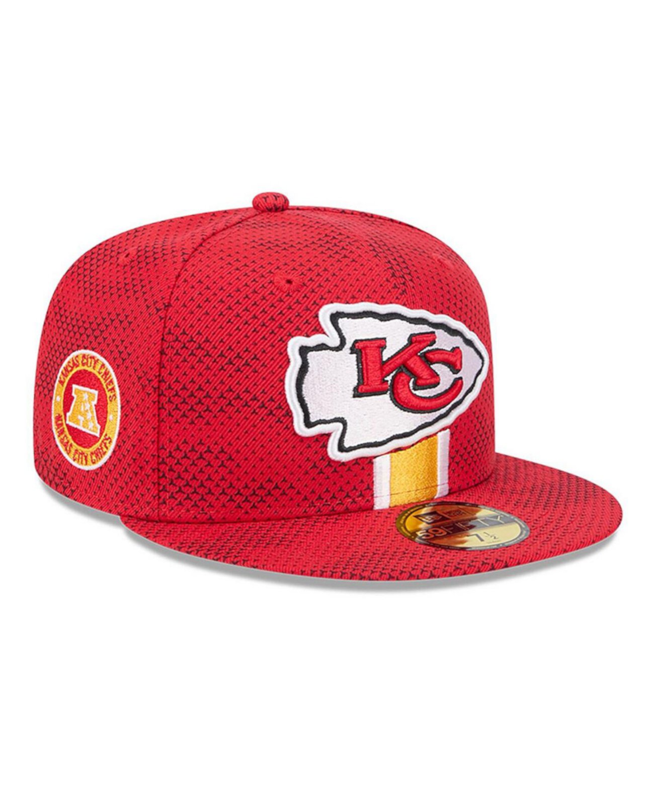 Бейсболка New Era Мужская Красная Kansas City Chiefs 2024 Sideline 59FIFTY New Era