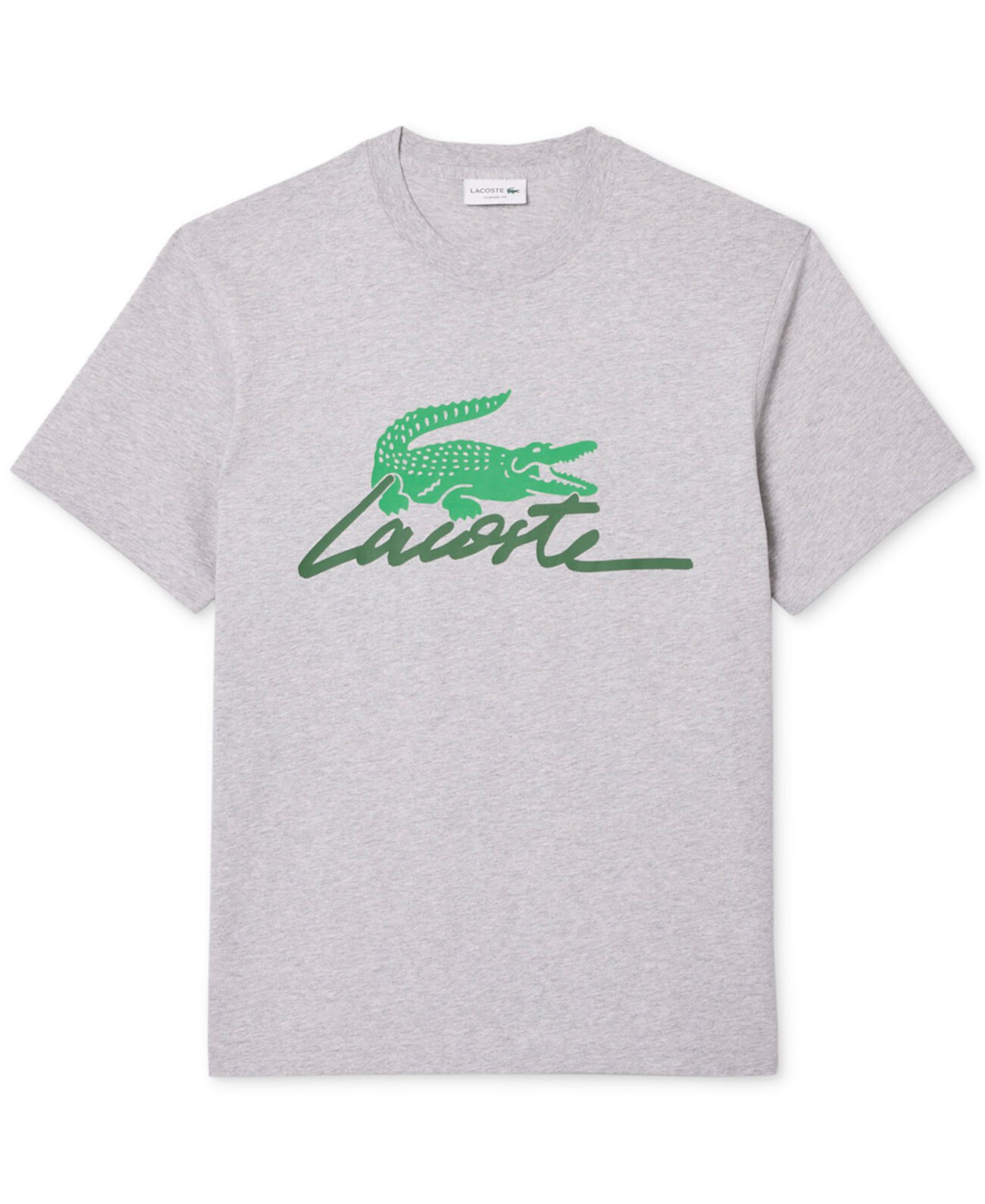 Мужская Футболка Lacoste Script Logo Crocodile Graphic Lacoste