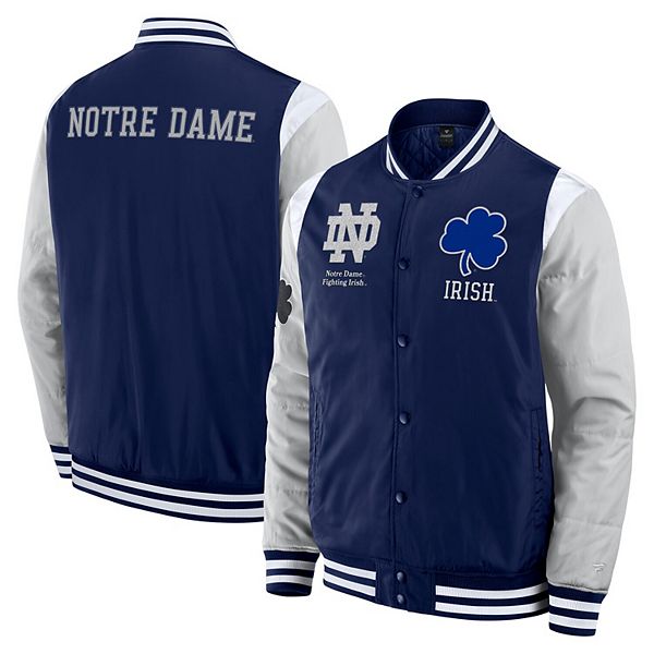 Мужская куртка Fanatics Elements Elite Notre Dame Fighting Irish на кнопках Fanatics Brands - White Label