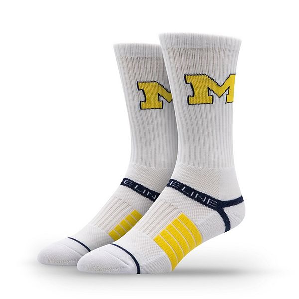 Унисекс Носки Strideline Michigan Wolverines Premium Primary Logo Strideline