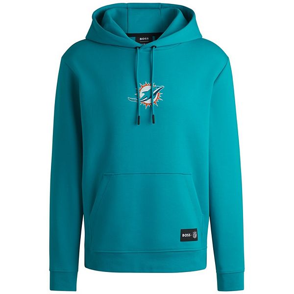 Унисекс Худи HUGO BOSS Woodson Miami Dolphins Tri-Blend HUGO BOSS