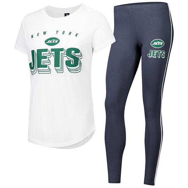 Женский комплект для отдыха New York Jets Sonata от Concepts Sport: футболка и леггинсы Unbranded