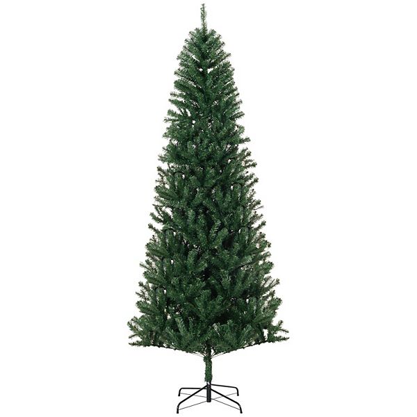 Homcom 8' Artificial Christmas Tree With 1168 Realistic Branch Tips HomCom