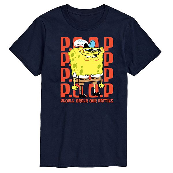 Men's SpongeBob People Order Our Patties Graphic Tee Nickelodeon