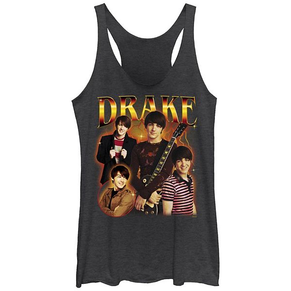 Juniors' Nickelodeon Drake And Josh Drake Collage Racerback Tank Top Nickelodeon