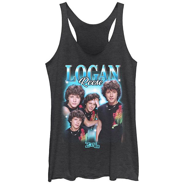 Juniors' Nickelodeon Zoey 101 Logan Reese Collage Racerback Tank Top Nickelodeon