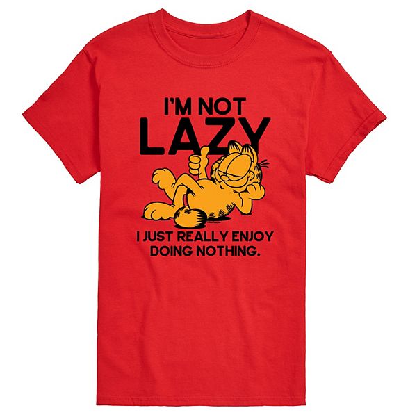 Men's Garfield I'm Not Lazy Graphic Tee Nickelodeon