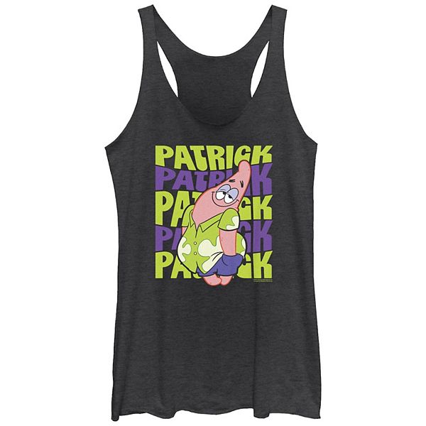 Juniors' Nickelodeon Patrick Star Show Patrick Chillin' Racerback Tank Top Nickelodeon