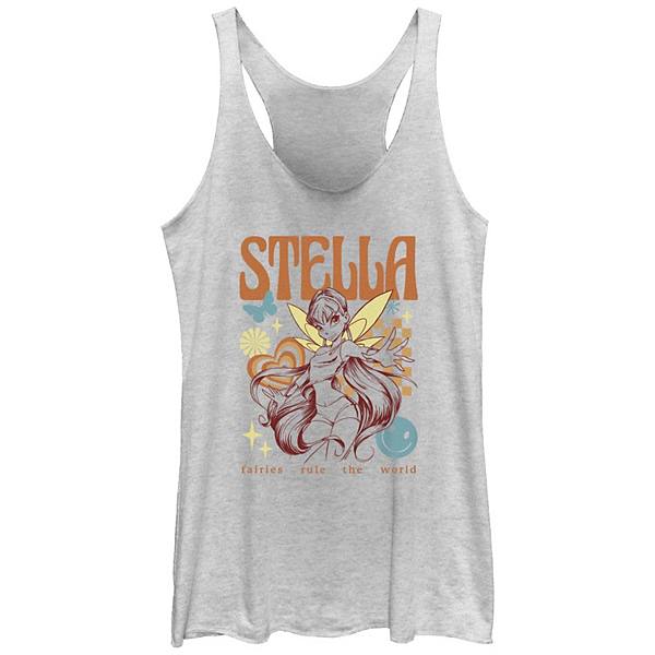 Juniors' Nickelodeon Winx Stella Fairies Rule The World Racerback Tank Top Nickelodeon