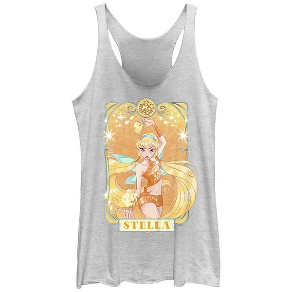 Juniors' Nickelodeon Winx Club Stella Portrait Racerback Tank Top Nickelodeon