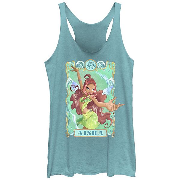 Juniors' Nickelodeon Winx Club Aisha Portrait Racerback Tank Top Nickelodeon