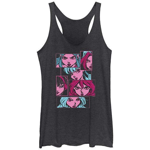 Juniors' Nickelodeon Winx Club Comic Panels Racerback Tank Top Nickelodeon