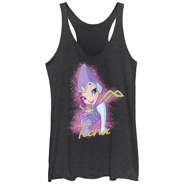 Juniors' Nickelodeon Winx Club Tecna Pose Racerback Tank Top Nickelodeon