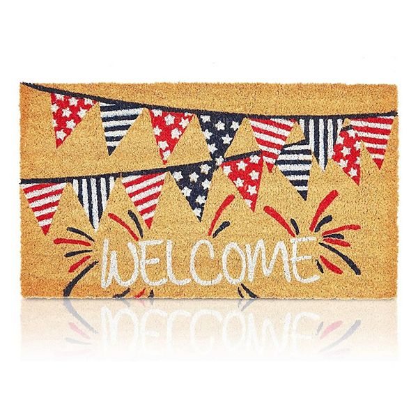 Nonslip 4th of July Patriotic Outdoor Doormat 30" x 17" Kitcheniva