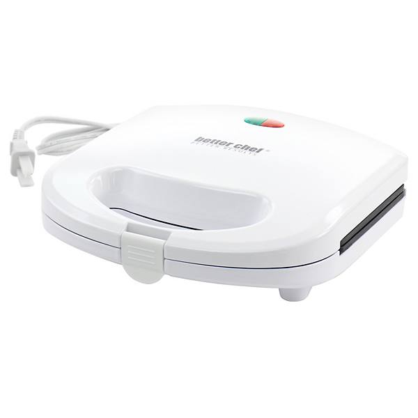 Better Chef Nonstick Panini Contact Grill in White Better Chef