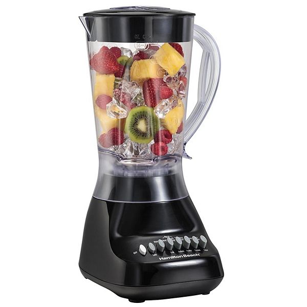 Hamilton Beach 10 Speed 56 Ounce Plastic Jar Smooth Blender in Black Hamilton Beach