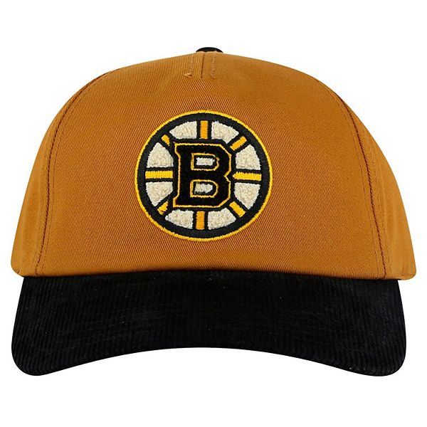 Бейсболка Boston Bruins с вышитым логотипом, регулируемая, 100% хлопок American Needle