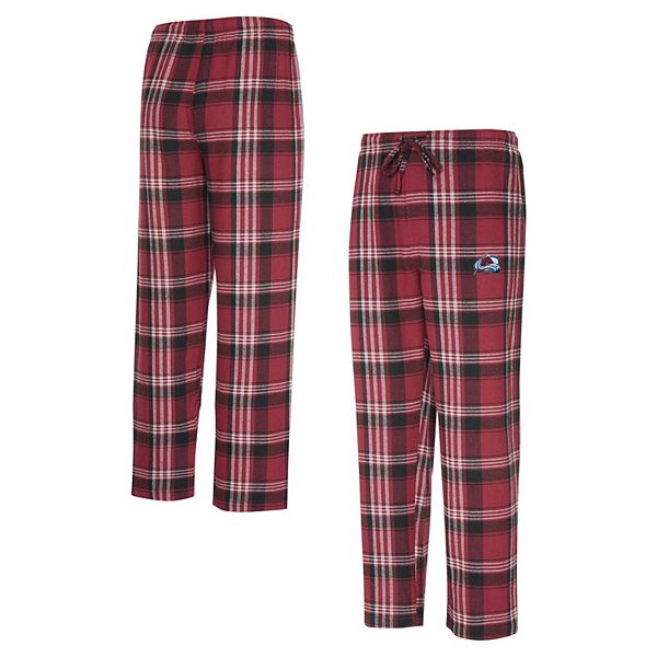 Мужские Повседневные брюки Concepts Sport бордовые/черные Colorado Avalanche Region Flannel Sleep Pants Unbranded