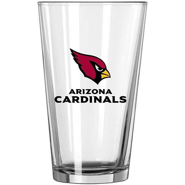 Бокал для напитков Arizona Cardinals, 480 мл, с логотипом, стеклянный Logo Brand