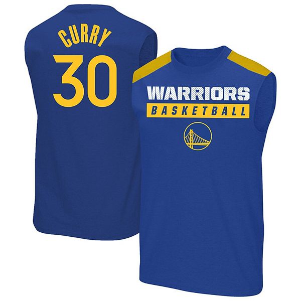 Мужская спортивная майка Muscle Tank Stephen Curry Golden State Warriors, 100% полиэстер Profile