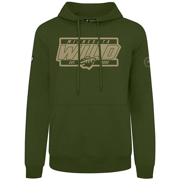 Худи Levelwear Minnesota Wild с вышитым логотипом и передним карманом LevelWear