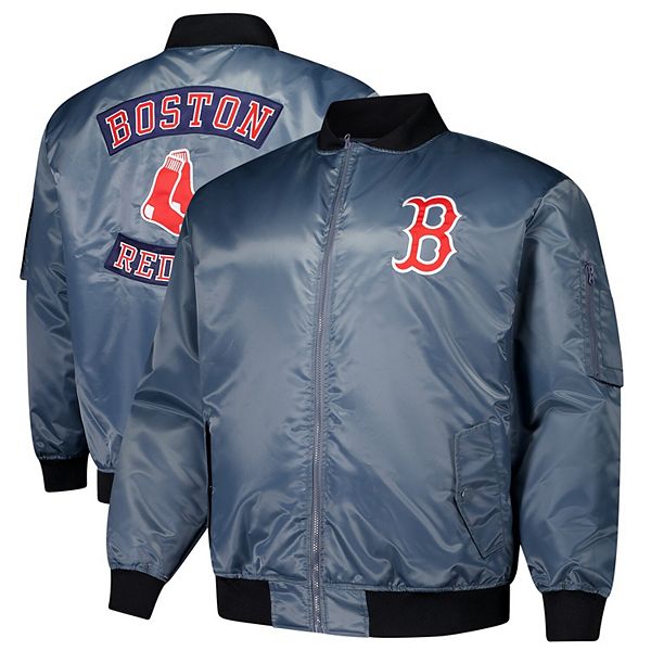 Мужская Повседневная куртка Profile Boston Red Sox Big & Tall Full-Zip Profile