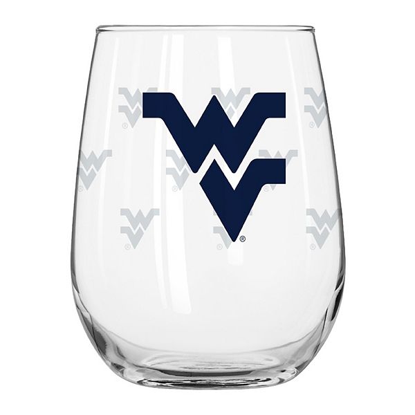 Стакан c логотипом West Virginia Mountaineers, 450 мл, стеклянный, для напитков Logo Brand