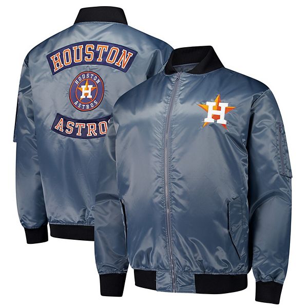 Мужская Повседневная куртка Profile Charcoal Houston Astros Big & Tall Full-Zip Profile