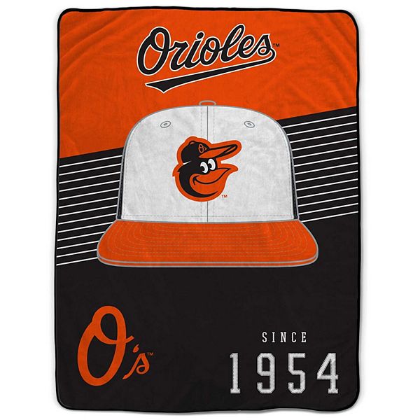 Pegasus Baltimore Orioles 60” x 80” Hat Stripes Throw Blanket Pegasus