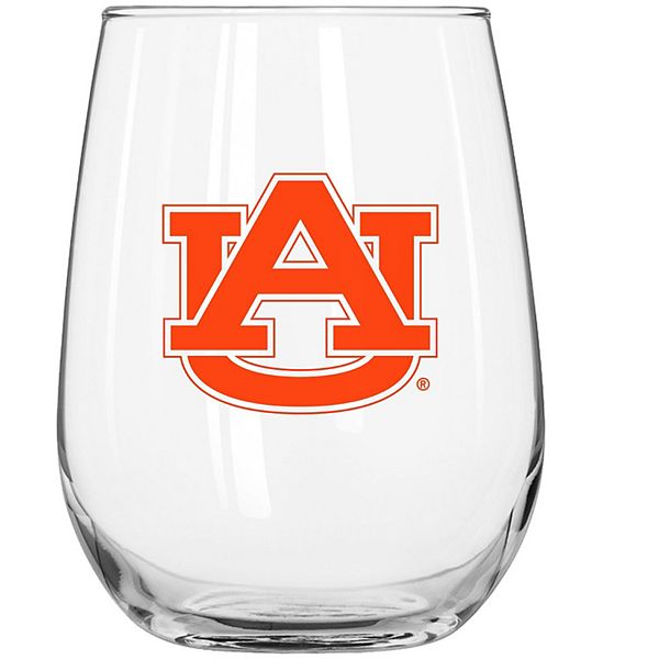 Auburn Tigers 16oz. Gameday Curved Beverage Glass Logo Brand