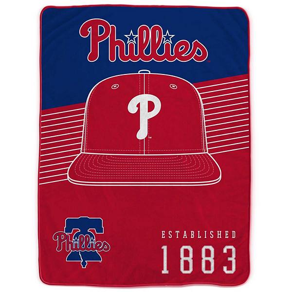 Pegasus Philadelphia Phillies 60” x 80” Hat Stripes Throw Blanket Pegasus