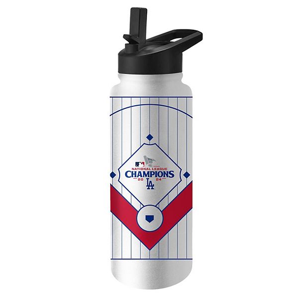 Los Angeles Dodgers 2024 National League Champions 34oz. Quencher Bottle Logo Brand