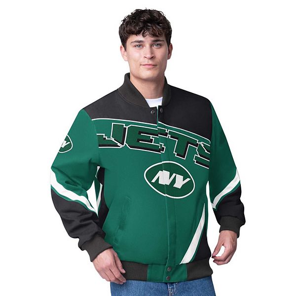 Мужская Повседневная куртка G-III Extreme Зеленая New York Jets Maximum Racing Full-Zip G-III Extreme