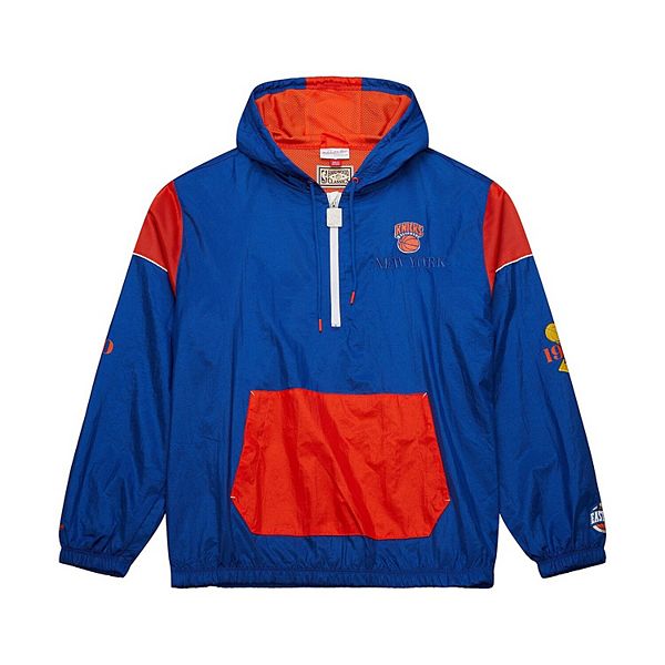 Унисекс Ветровка Mitchell & Ness New York Knicks Hardwood Classics Team OG 3.0 Half-Zip Mitchell & Ness