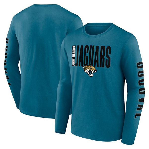 Мужская Футболка Fanatics Vision Тёмно-голубая Jacksonville Jaguars Fanatics