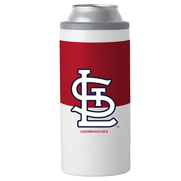 Портативный охладитель St. Louis Cardinals 12oz с двойной стенкой, нержавеющая сталь, для узких банок Logo Brand