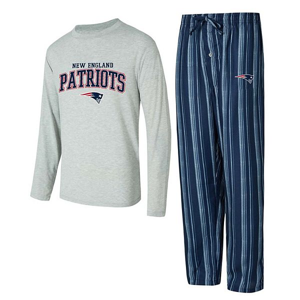 Мужская Пижама Concepts Sport New England Patriots Petition с Длинным Рукавом Unbranded