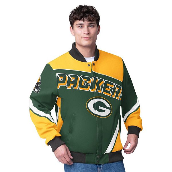 Мужская Повседневная куртка G-III Extreme Green Bay Packers Maximum Racing Full-Zip G-III Extreme