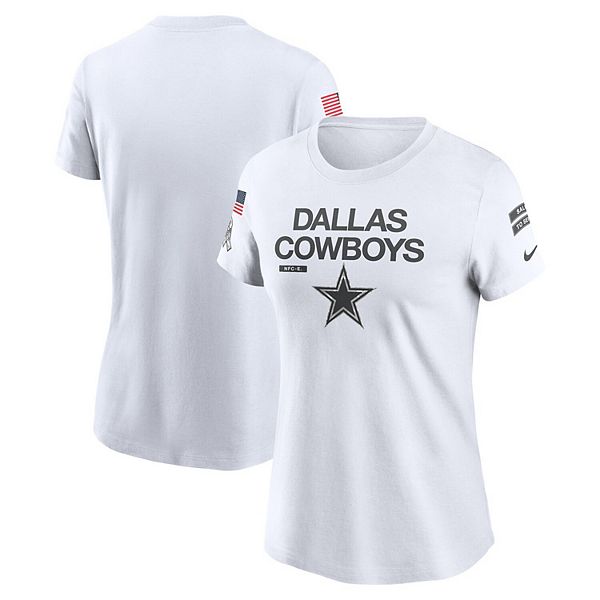 Женская футболка Nike Dallas Cowboys 2024 Salute To Service с короткими рукавами Nike